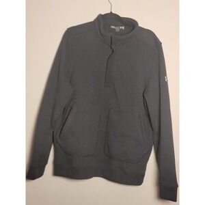 Under Armour BLACK  quarter zip LARGE cold gear loose fit